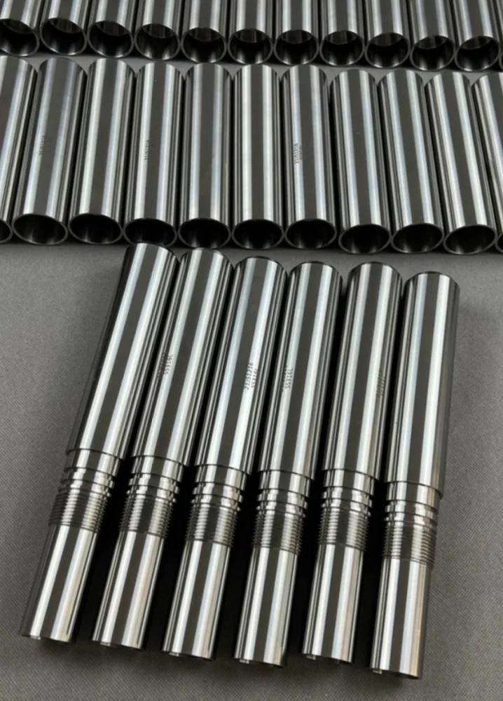 CNC turned threaded part with Ra 0.1 surface finish - JF Precision