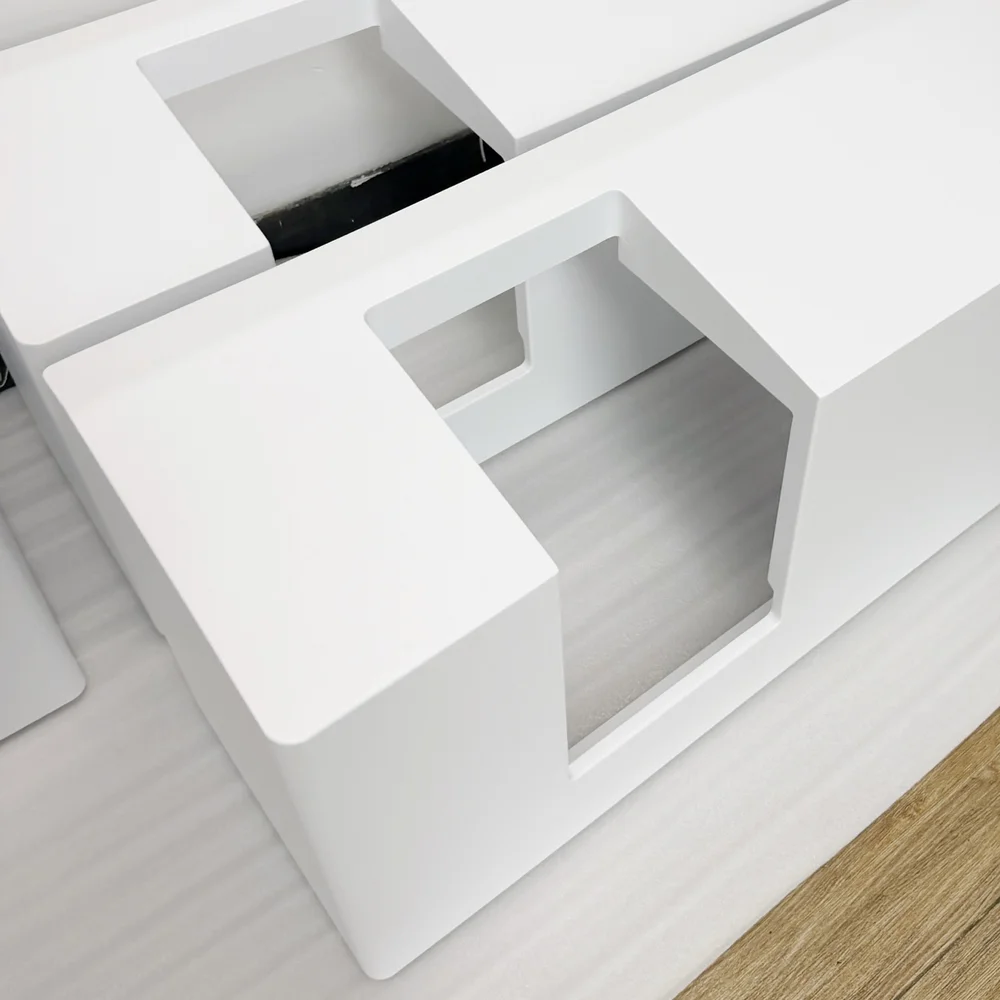 Sheet metal enclosures powder coated - assembly service JF Precision